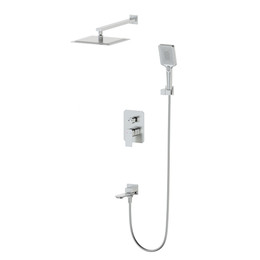 Душевая система для ванны Wonzon & Woghand Diamond WW-88939011-BN, никель брашированный - фото 