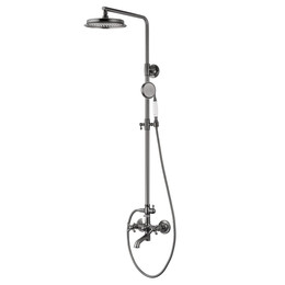 Душевая стойка Wonzon & Woghand Retro WW-88739020-BGM, тёмный графит брашированный - фото 