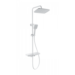 Душевая стойка с термостатом Wonzon & Woghand ThermoKlick WW-B3098-A-MW, белый матовый - фото 