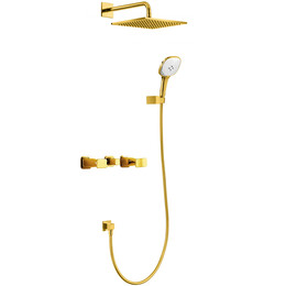 Душевая система для душа Wonzon & Woghand Shakespeare WW-654701-DG, золото глянцевое - фото 