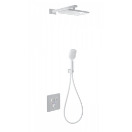 Душевая система для душа с термостатом Wonzon & Woghand WW-B4003-MW, белый матовый - фото 