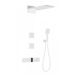 Душевая система для душа с термостатом Wonzon & Woghand WW-D4538-A-MW, белый матовый - фото 