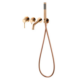 Смесители для ванны Wonzon & Woghand Tor WW-88889073-RG (со скрытой частью) розовое золото - фото 