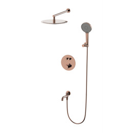 Душевая система для ванны Wonzon & Woghand Stick WW-88929010-RG, розовое золото - фото 