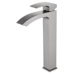 Смеситель для раковины высокий Wonzon & Woghand Fit WW-88239009-BGM, тёмный графит - фото 