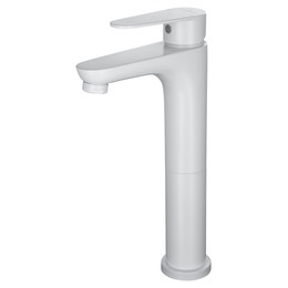 Смеситель для раковины высокий Wonzon & Woghand Alfa WW-A40232-MW, белый - фото 