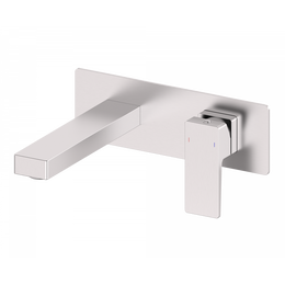 Смеситель для раковины настенный Wonzon & Woghand Cube 2.0 WW-88869068-BN (со скрытой частью) никель - фото 