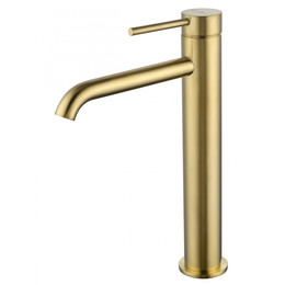 Смеситель для раковины высокий Wonzon & Woghand Stick WW-88239017-BG, золото - фото 