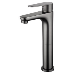 Смеситель для раковины высокий Wonzon & Woghand Alfa WW-A40232-BGG, тёмный графит - фото 