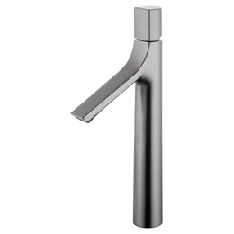 Смеситель для раковины высокий Wonzon & Woghand The one WW-H1011-BGG, тёмный графит - фото 