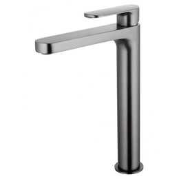 Смеситель для раковины высокий Wonzon & Woghand WW-H1034-BGG, тёмный графит - фото 