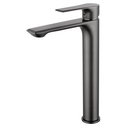 Смеситель для раковины высокий Wonzon & Woghand Brilliant WW-88019079-BGM, тёмный графит - фото 