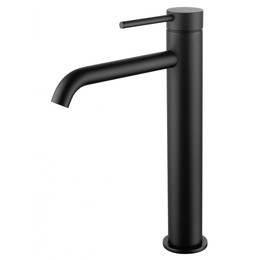 Смеситель для раковины высокий Wonzon & Woghand Stick WW-88239017-MB, чёрный - фото 