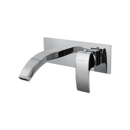 Смеситель для раковины настенный Wonzon & Woghand Fit WW-88869009-CR (со скрытой частью) - фото 