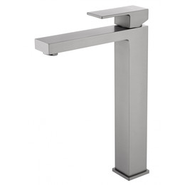 Смеситель для раковины высокий Wonzon & Woghand Cube WW-88239016-BGM, тёмный графит - фото 