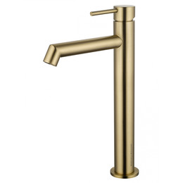 Смеситель для раковины высокий Wonzon & Woghand WW-H1064-BG, золото - фото 