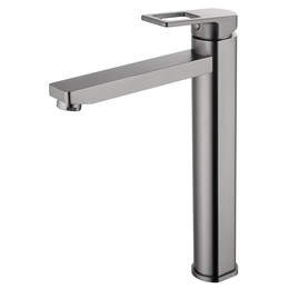 Смеситель для раковины высокий Wonzon & Woghand Frame WW-88239010-BGM, тёмный графит - фото 