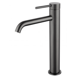 Смеситель для раковины высокий Wonzon & Woghand Stick WW-88239017-BGM, тёмный графит - фото 