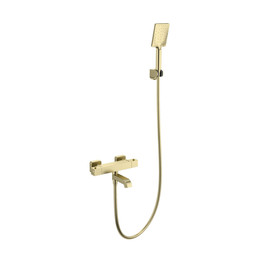 Смесители для ванны с термостатом Wonzon & Woghand Stay WW-B2026-A1-BG, золото - фото 