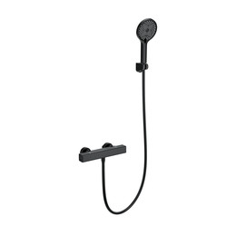 Смесители для душа с термостатом Wonzon & Woghand Stay WW-B2016-A-MB, чёрный - фото 