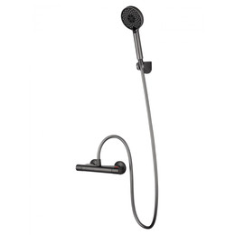 Смесители для душа с термостатом Wonzon & Woghand Inn WW-B1005-A-BGG, тёмный графит - фото 