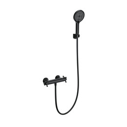 Смесители для душа с термостатом Wonzon & Woghand Strato WW-B2048-A-MB, чёрный - фото 