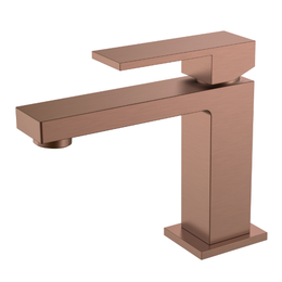 Смеситель для раковины Boheme Qubic 471-BRB, брашированная бронза - фото 