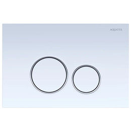 Кнопка смыва Aquatek KDI-0000015, белый - фото 