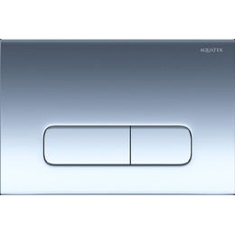 Кнопка смыва Aquatek KDI-0000016, хром глянцевый - фото 
