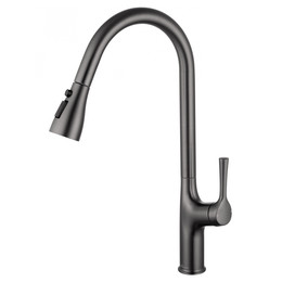 Смесители для кухни Wonzon & Woghand WW-AE54123-BGG, тёмный графит - фото 