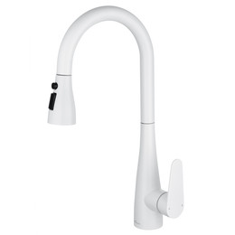 Смесители для кухни Wonzon & Woghand WW-121E201B-MW, белый - фото 