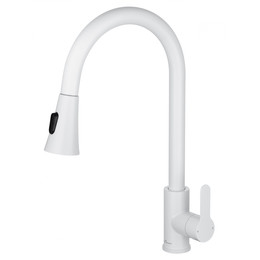 Смесители для кухни Wonzon & Woghand WW-121E201L-MW, белый - фото 