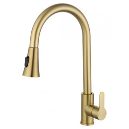 Смесители для кухни Wonzon & Woghand WW-121E201L-BG, золото - фото 