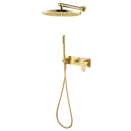 Душевая система для душа Boheme Spectre 454-MG (со скрытой частью) золото матовое - фото 