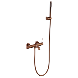 Смеситель для ванны Boheme Uno 463-CB, брашированная медь - фото 