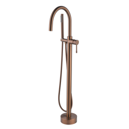 Смеситель для ванны напольный Boheme Uno 469-BRB, брашированная бронза - фото 