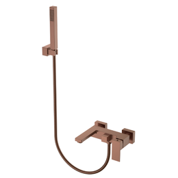 Смеситель для ванны Boheme Qubic 473-BRB, брашированная бронза - фото 