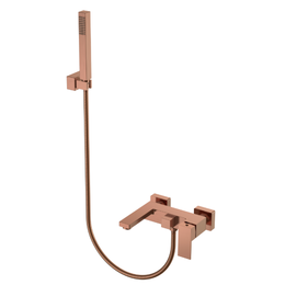 Смеситель для ванны Boheme Qubic 473-CB, брашированная медь - фото 