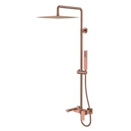 Душевая стойка Boheme Qubic 478-CB, брашированная медь - фото 