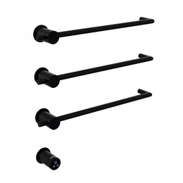 Полотенцесушитель электрический Abber Charme П3 495x520 мм AH4003MB, чёрный матовый - фото 