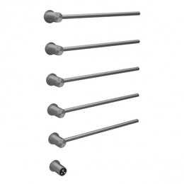 Полотенцесушитель электрический Abber Charme П5 795x520 мм AH4005BST, сталь брашированная - фото 