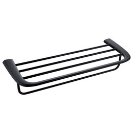 Полка для полотенец Abber Nord AA1554B, цвет чёрный матовый - фото 