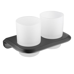 Стакан двойной для зубных щеток Abber Nord AA1557NG, цвет никель - фото 