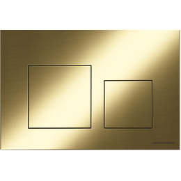 Кнопка смыва Ceramicanova Balance Square CN12-002BG, брашированное золото - фото 