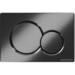 Кнопка смыва Ceramicanova Balance Sphere CN12-003GG, вороненая сталь - фото 