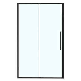 Душевая дверь Azario SHANGHAI 120 см AZ-Y43-120-MB-CL, чёрный матовый/прозрачное - фото 