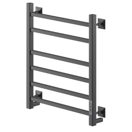 Полотенцесушитель электрический Veconi Barro-B П6 500x600 мм B6050B-B, чёрный - фото 