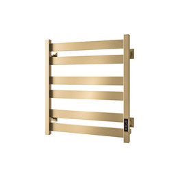 Полотенцесушитель электрический Veconi Piatto П6 500x600 мм P6050G, золото матовое - фото 