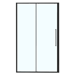 Душевая дверь Azario SHANGHAI 140 см AZ-Y43-140-MB-CL, чёрный матовый/прозрачное - фото 