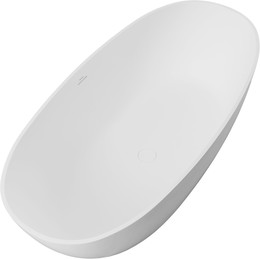 Ванна отдельностоящая Allen Brau Solid Stone Krion Oval 170x80 2.35003.21 - фото 